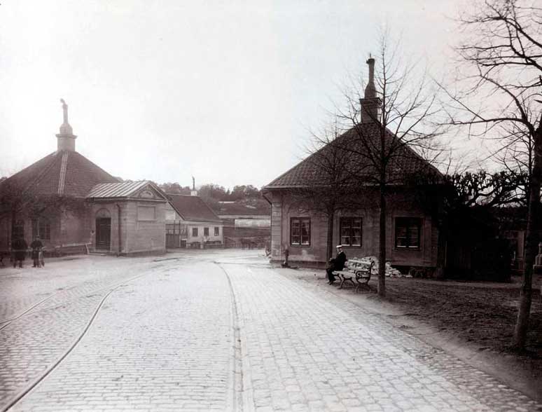 Tullhusbyggnaderna vid Norrtull 1902